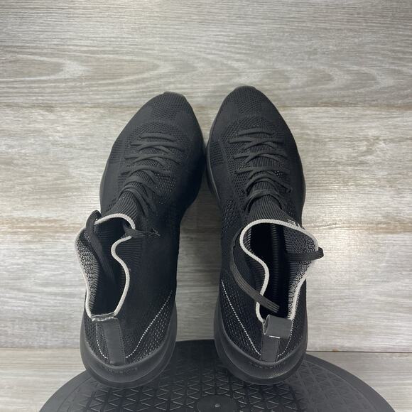 DIOR BLACK KNIT FABRIC HOMME HIGH TOP SOCK SNEAKERS SIZE 44 - Picture 9 of 11